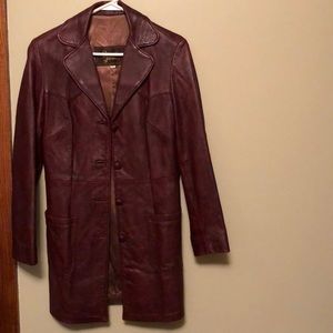 Vintage David James Leather Jacket